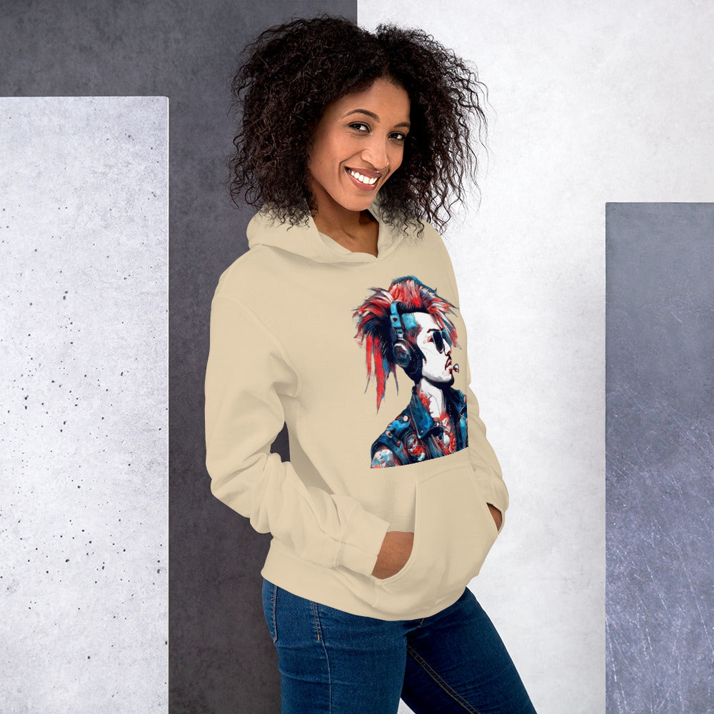 Sudadera con capucha unisex PUNK TRIBU