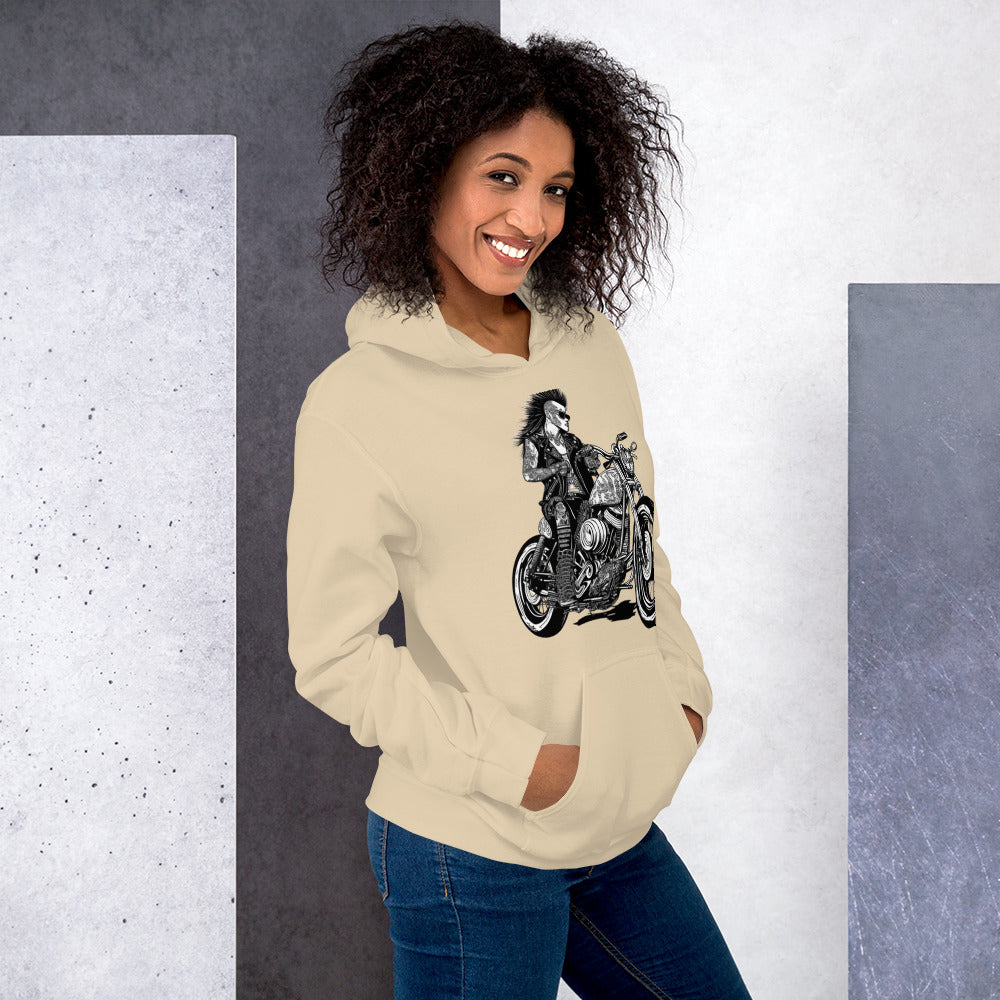 Dessuadora amb caputxa unisex PUNK TRIBU