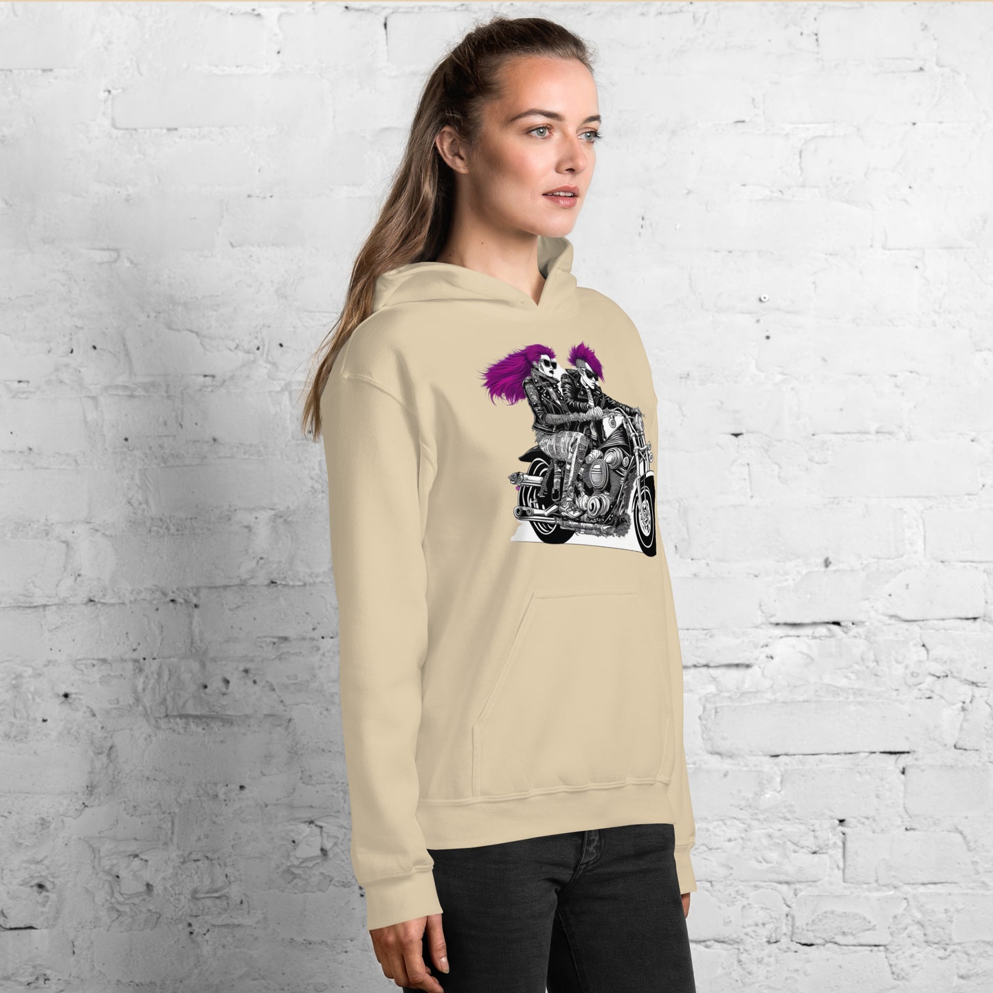 Dessuadora amb caputxa unisex PUNK TRIBU
