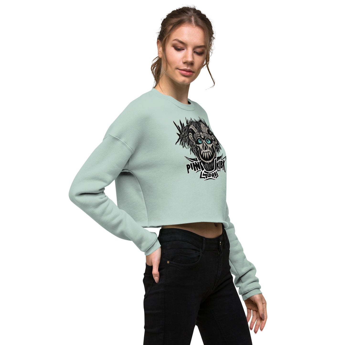 PUNK TRIBU Crop Sweatshirt - PUNK TRIBU ARTISTIC BY EMLNO