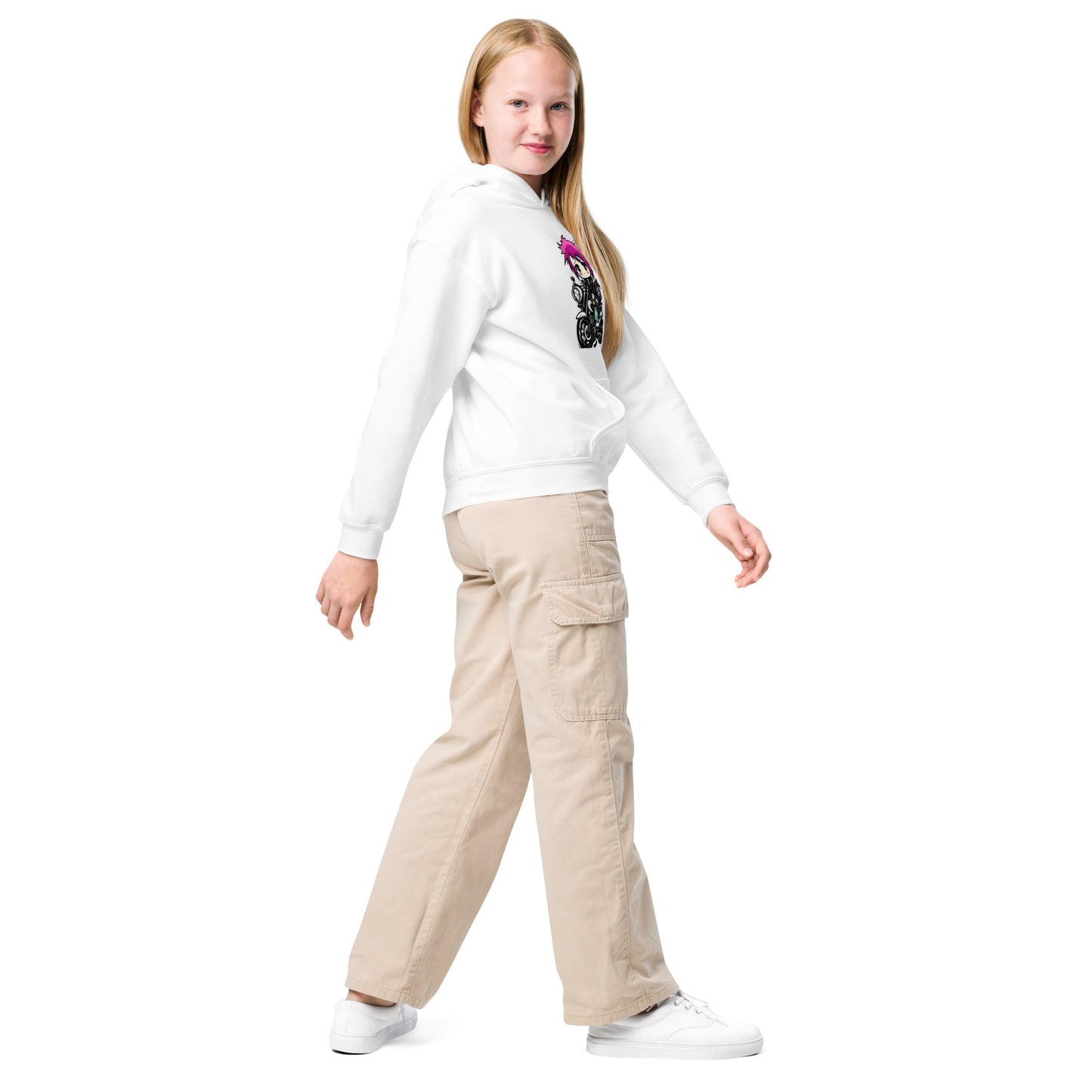 Sudadera con capucha de mezcla gruesa para jóvenes MINI PUNK TRIBU