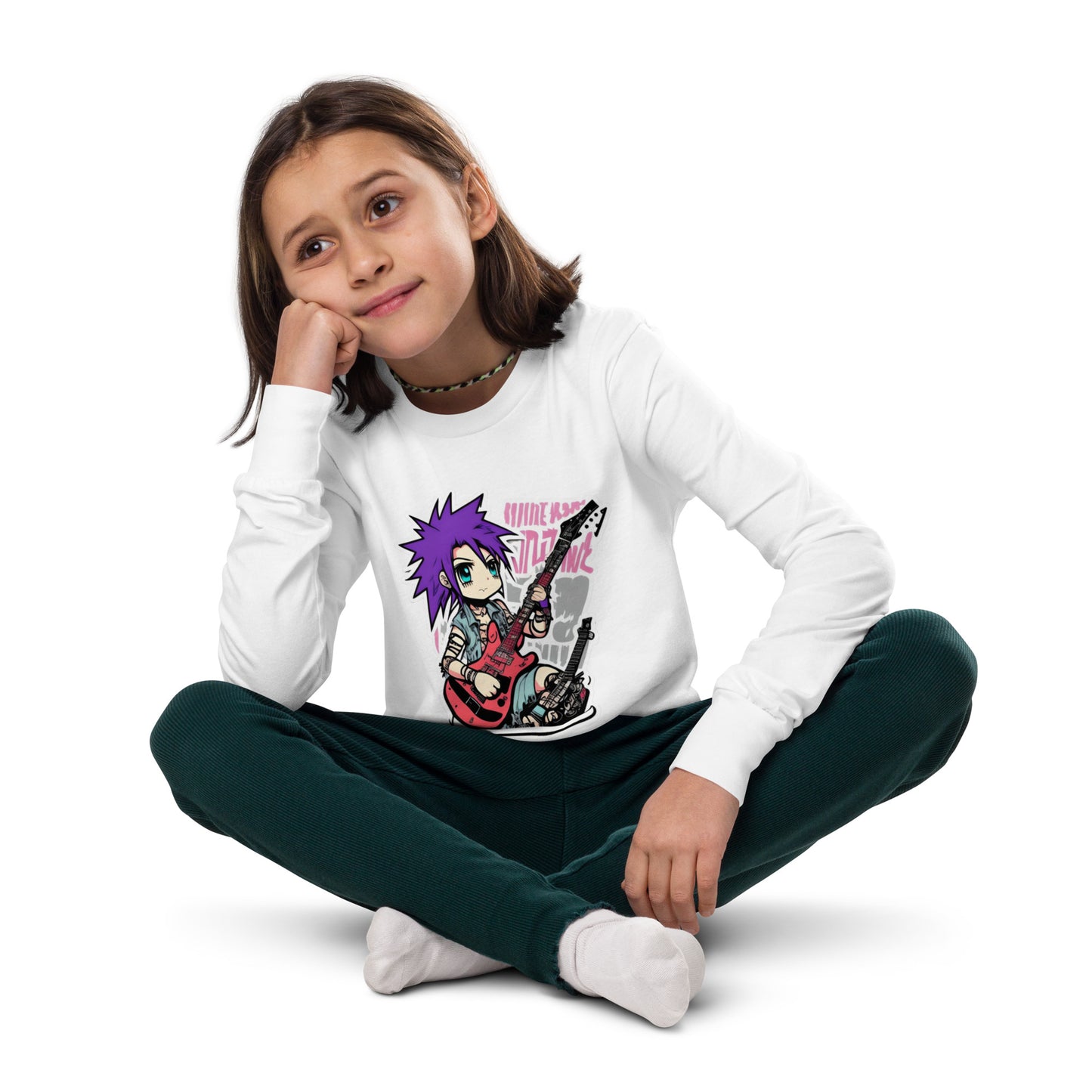 MINI PUNK TRIBU Youth long sleeve tee 10 - PUNK TRIBU ARTISTIC BY EMLNO