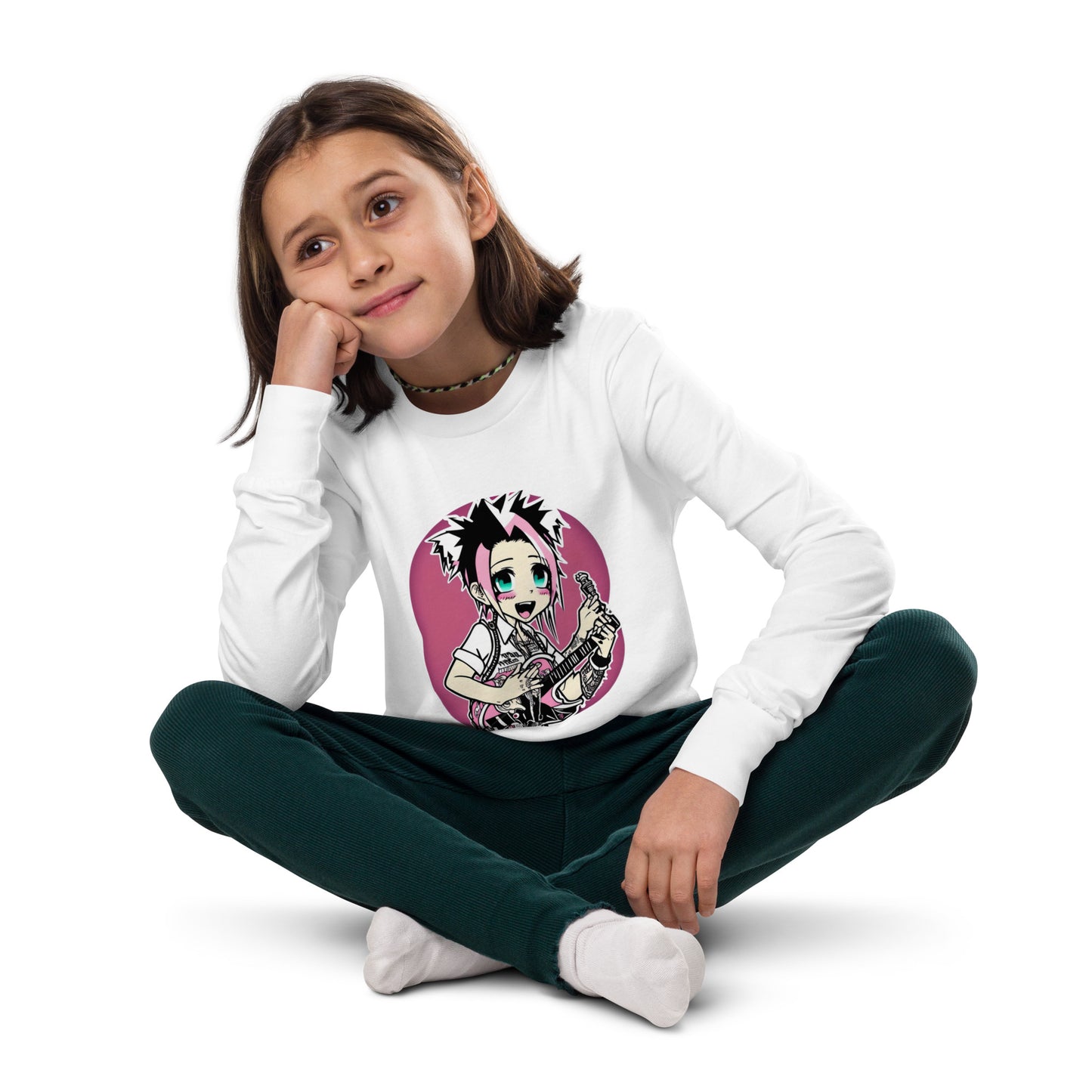 MINI PUNK TRIBU Youth long sleeve tee 11 - PUNK TRIBU ARTISTIC BY EMLNO