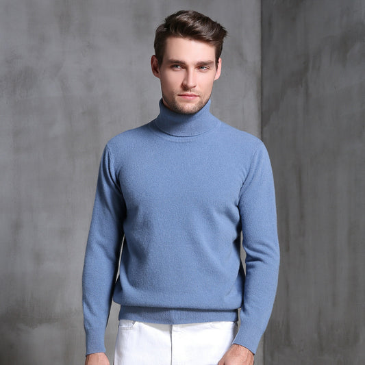 Autumn and winter new high neck cashmere sweater