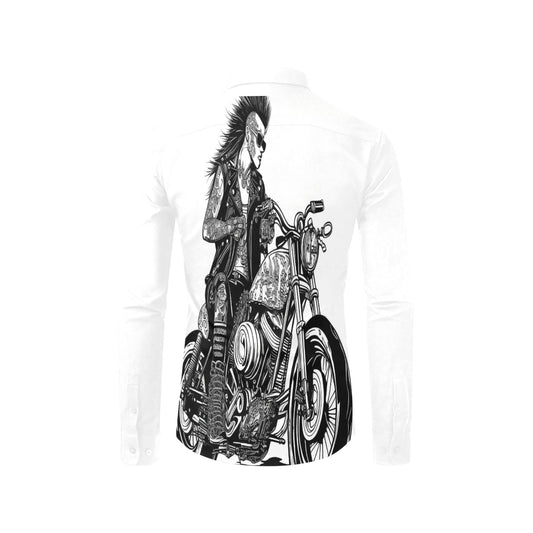 Camisa de manga larga con estampado integral para hombre PUNK TRIBU (modelo T61)