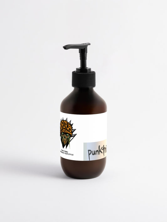 Crema de mans Punk Tribu Silk Skin, ambre llenyós i pell 270 ml