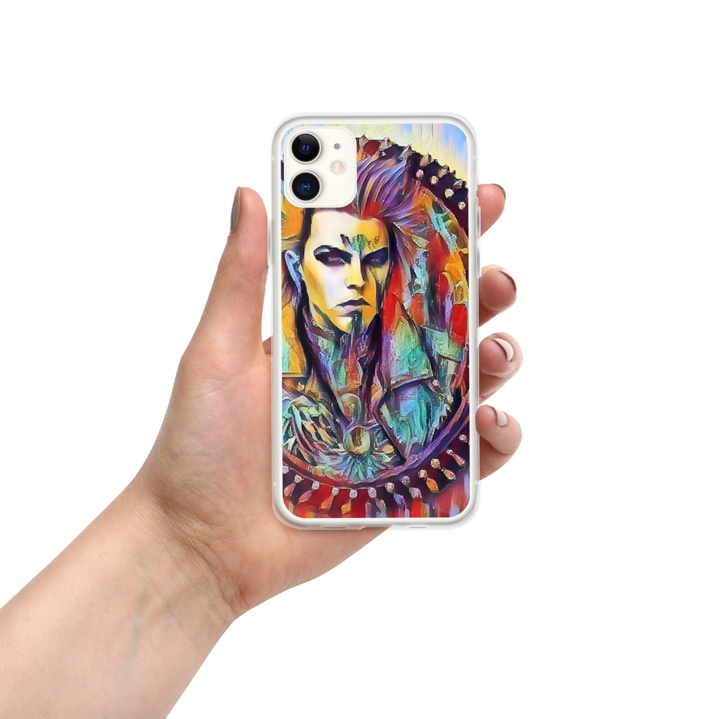 Funda transparent PUNK TRIBU per a iPhone®