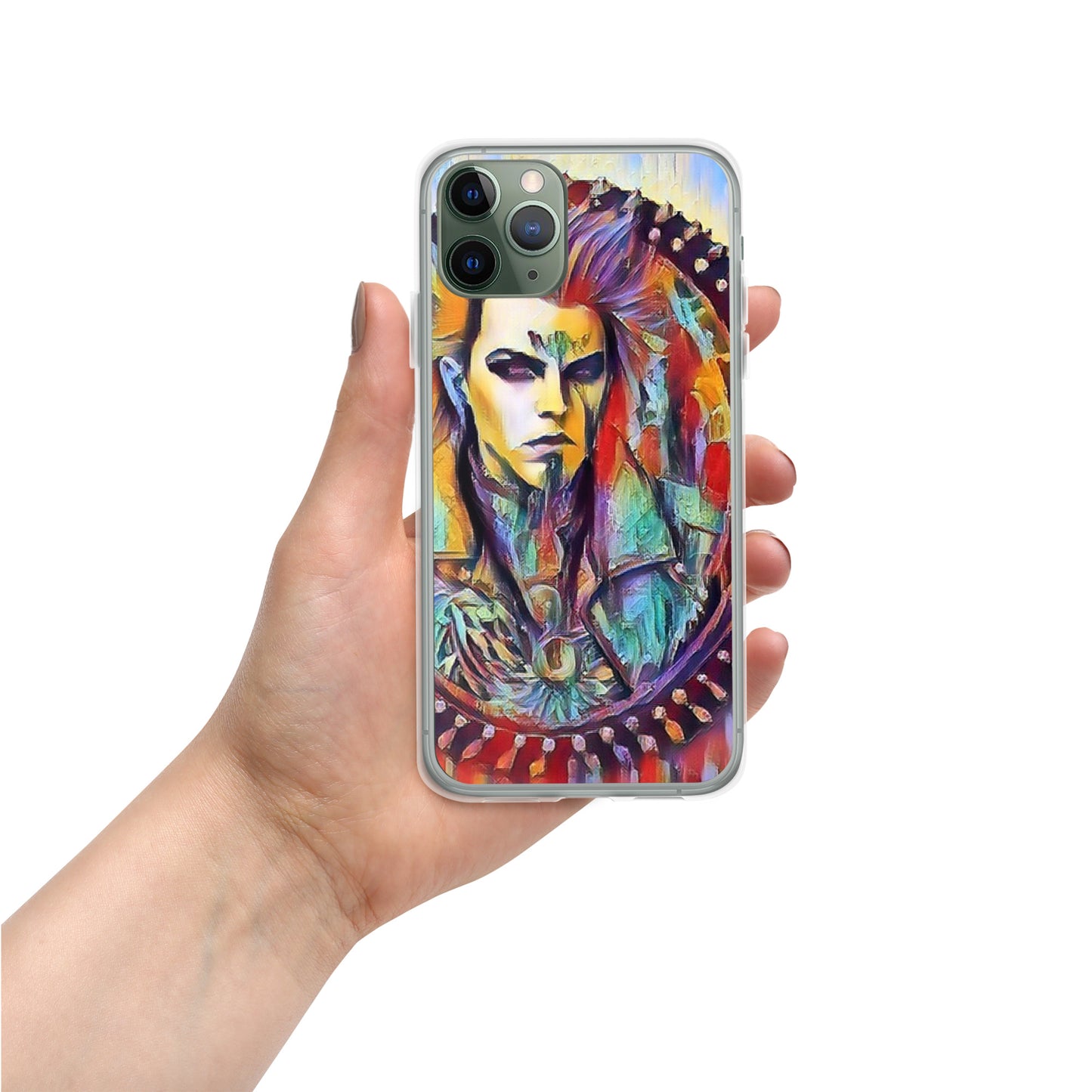 Funda transparent PUNK TRIBU per a iPhone®