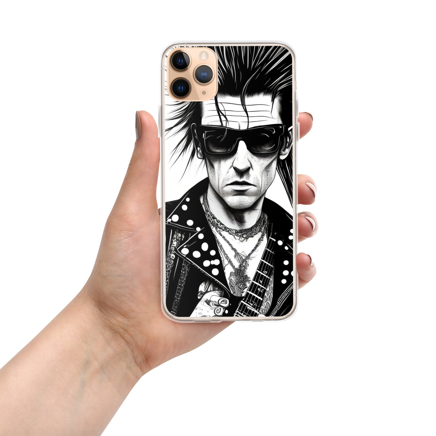 Funda transparent PUNK TRIBU per a iPhone®