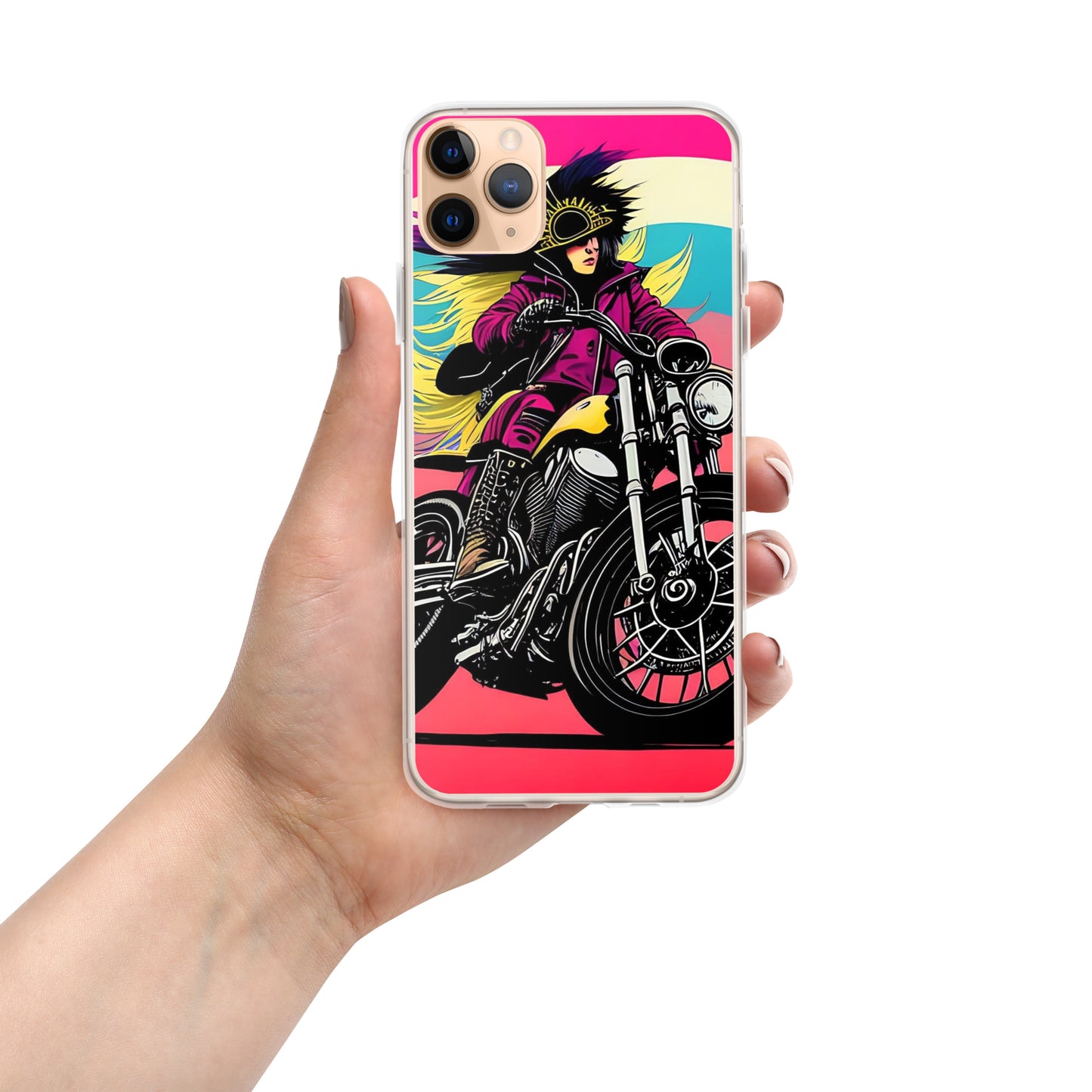 Funda transparente PUNK TRIBU para iPhone®