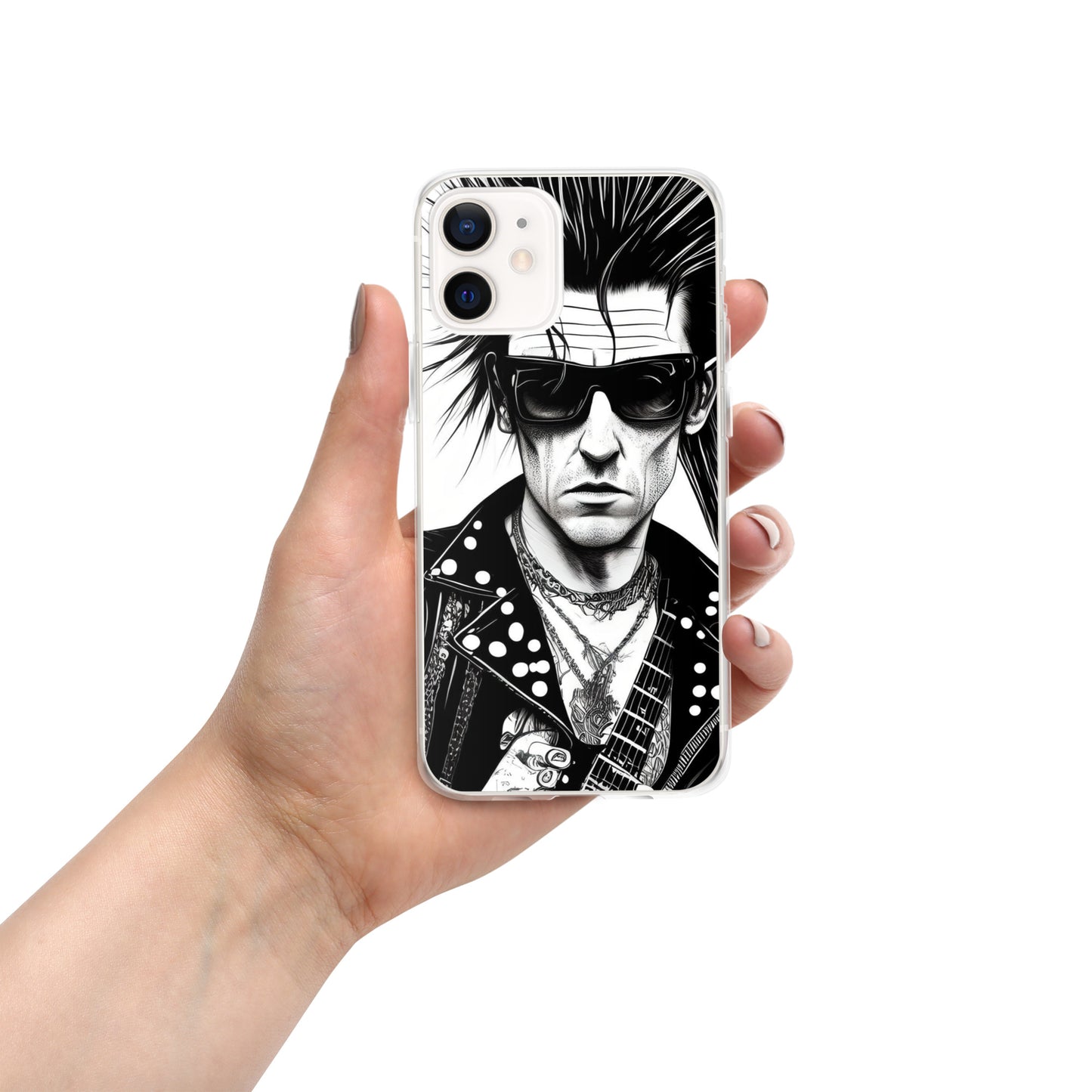 Funda transparent PUNK TRIBU per a iPhone®