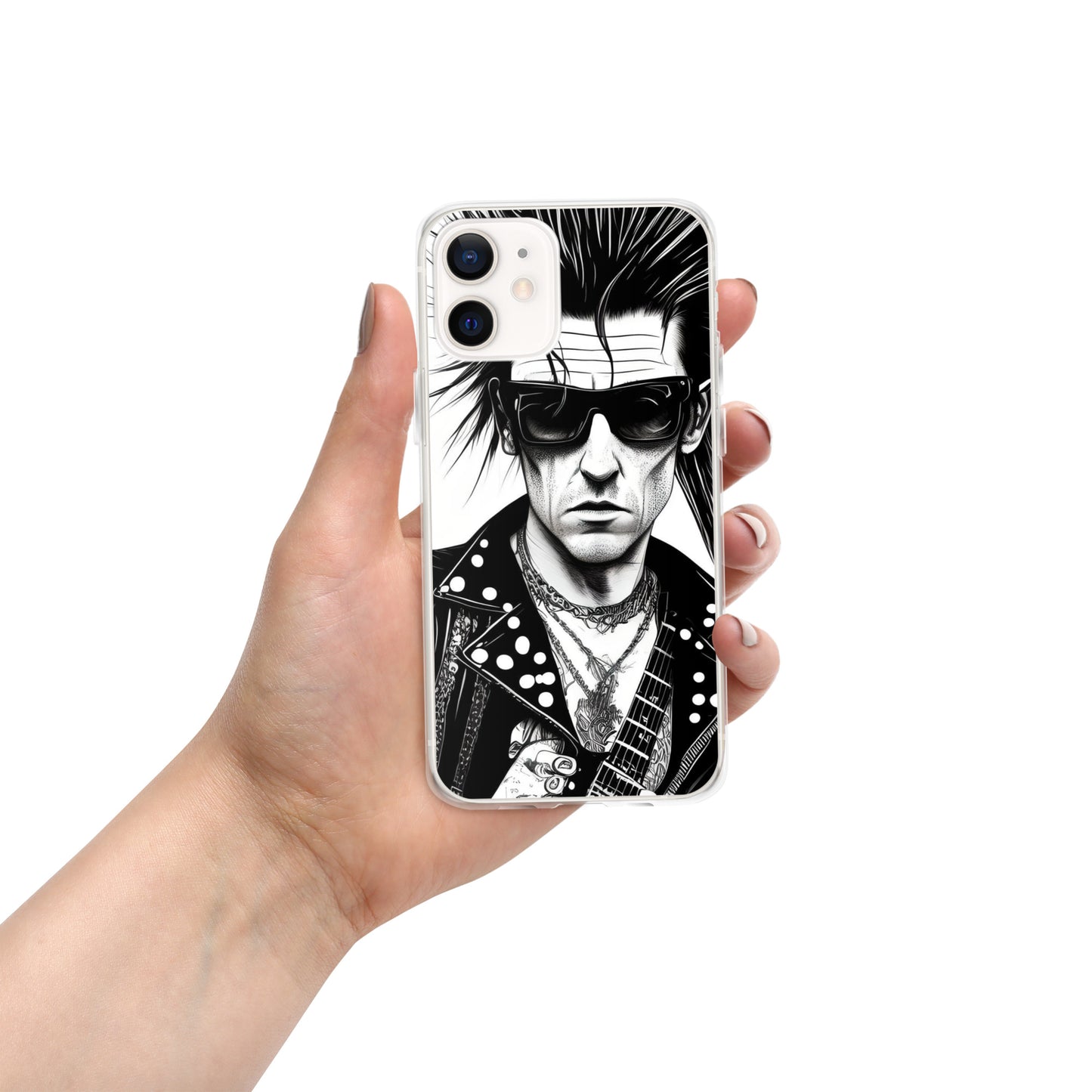 Funda transparent PUNK TRIBU per a iPhone®