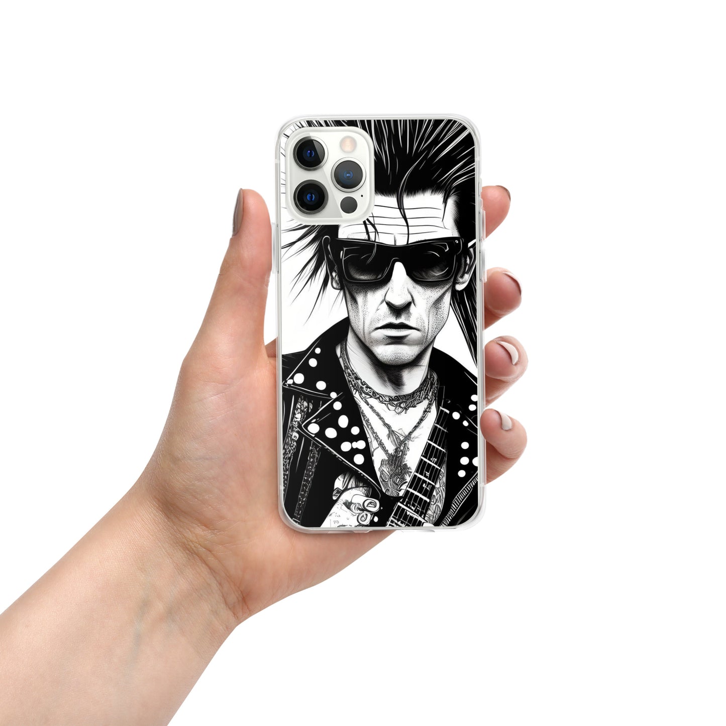 Funda transparent PUNK TRIBU per a iPhone®