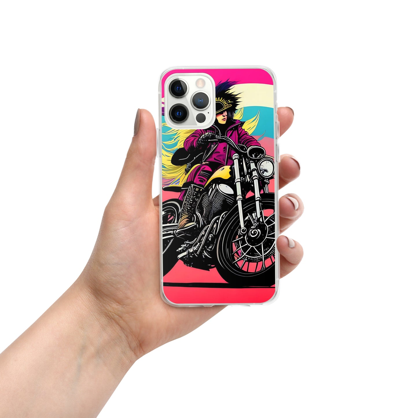 Funda transparente PUNK TRIBU para iPhone®