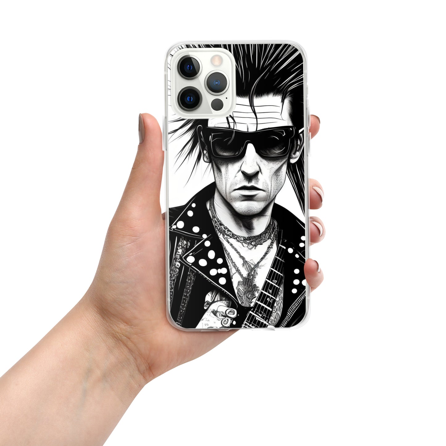 Funda transparent PUNK TRIBU per a iPhone®