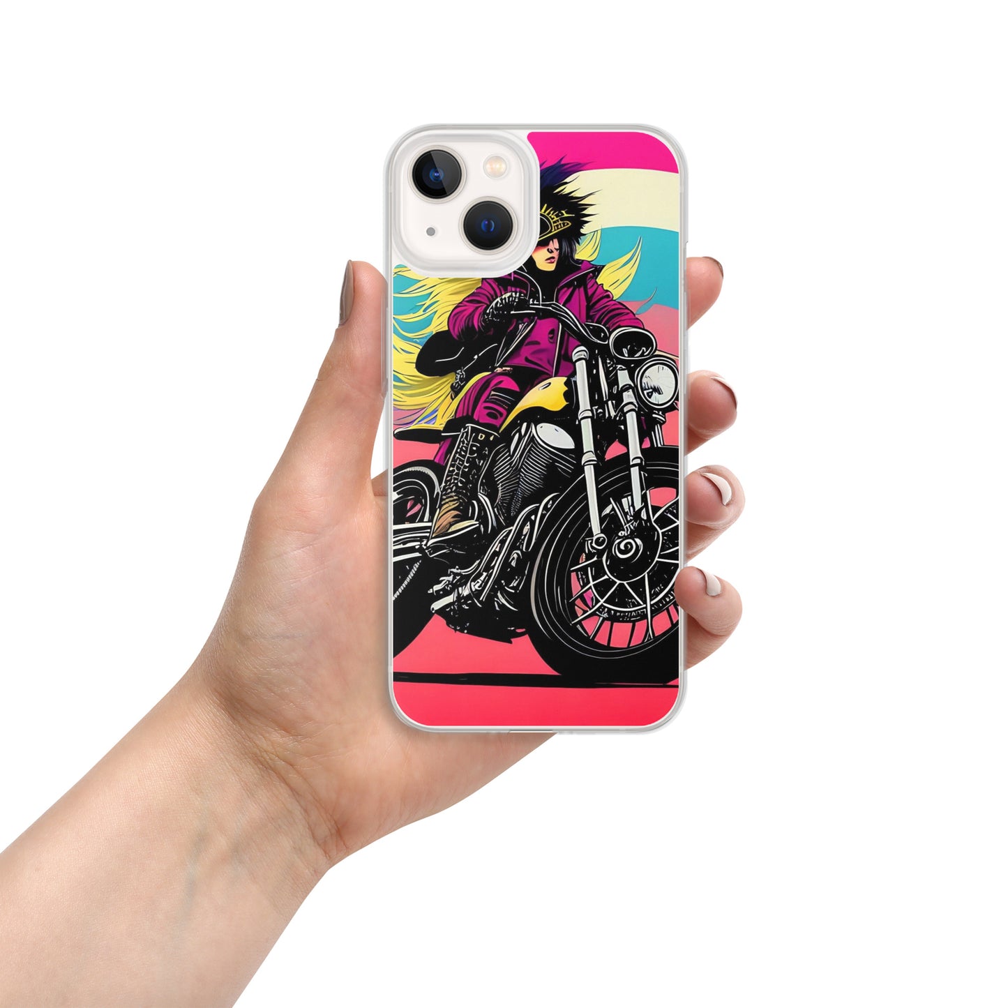 Funda transparente PUNK TRIBU para iPhone®