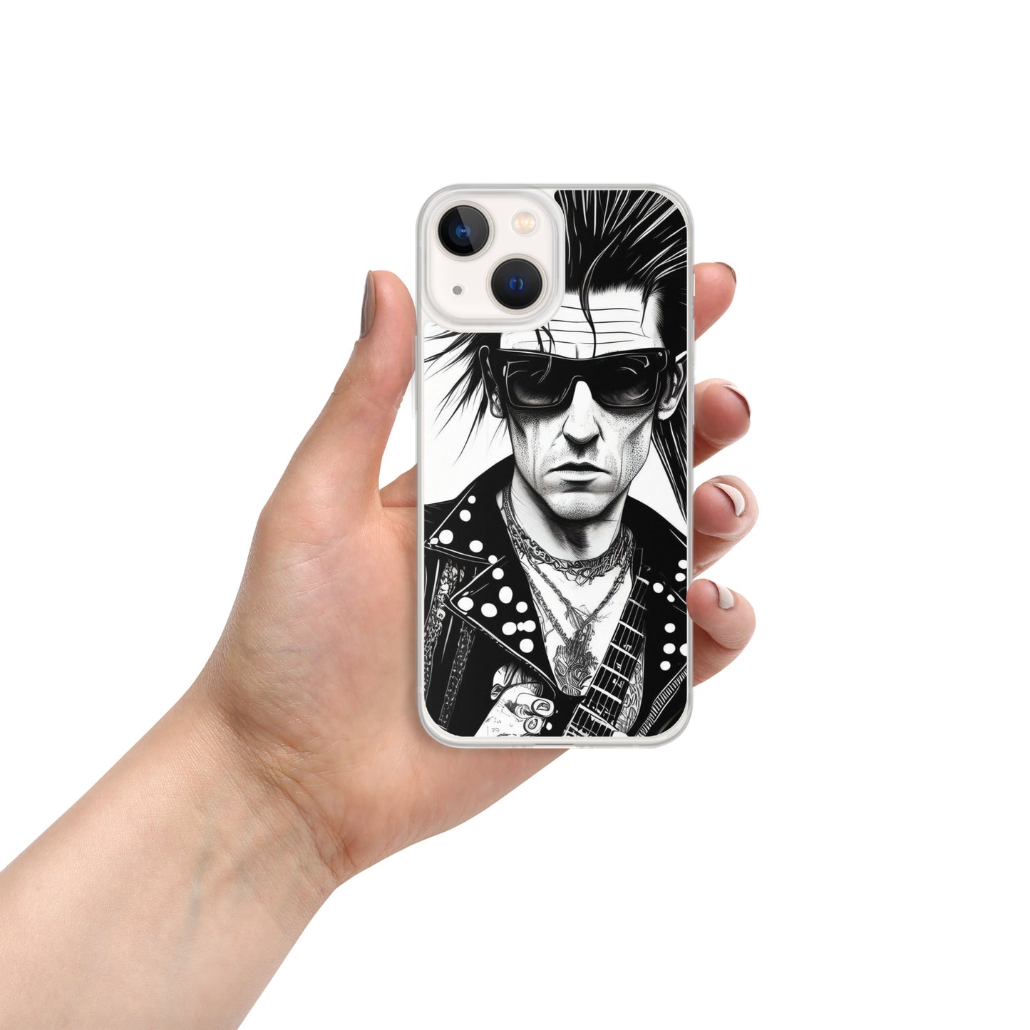 Funda transparent PUNK TRIBU per a iPhone®