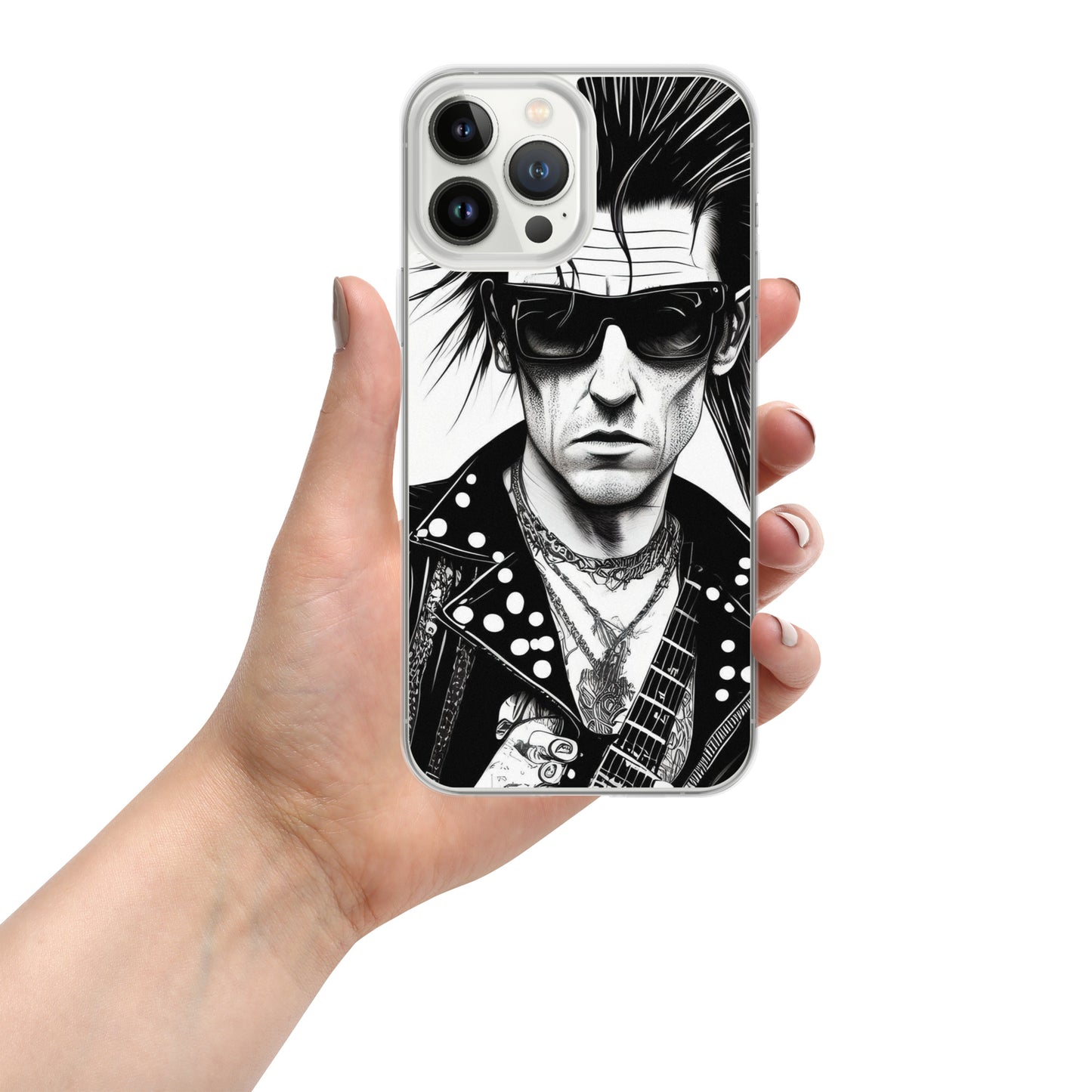 Funda transparente PUNK TRIBU para iPhone®