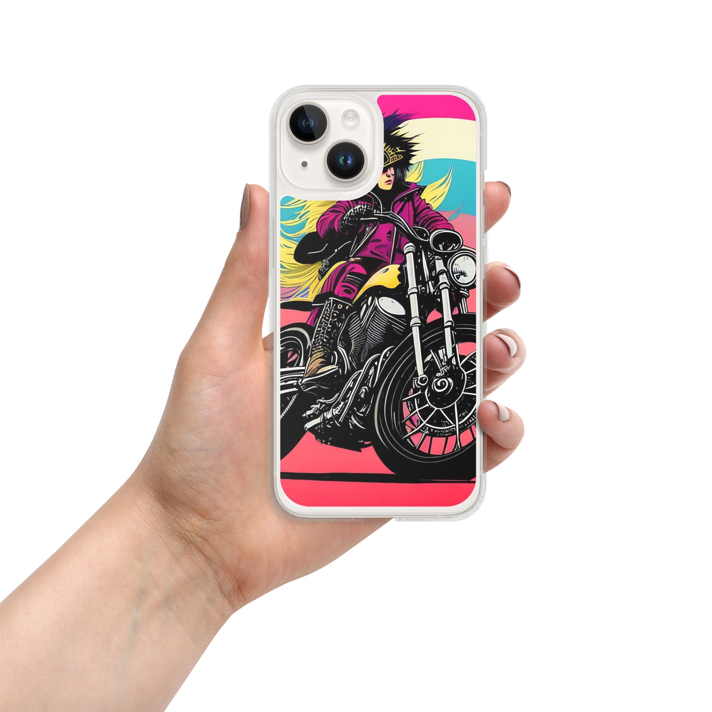 Funda transparente PUNK TRIBU para iPhone®