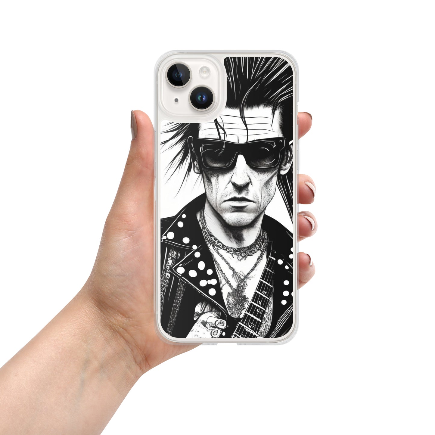 Funda transparent PUNK TRIBU per a iPhone®