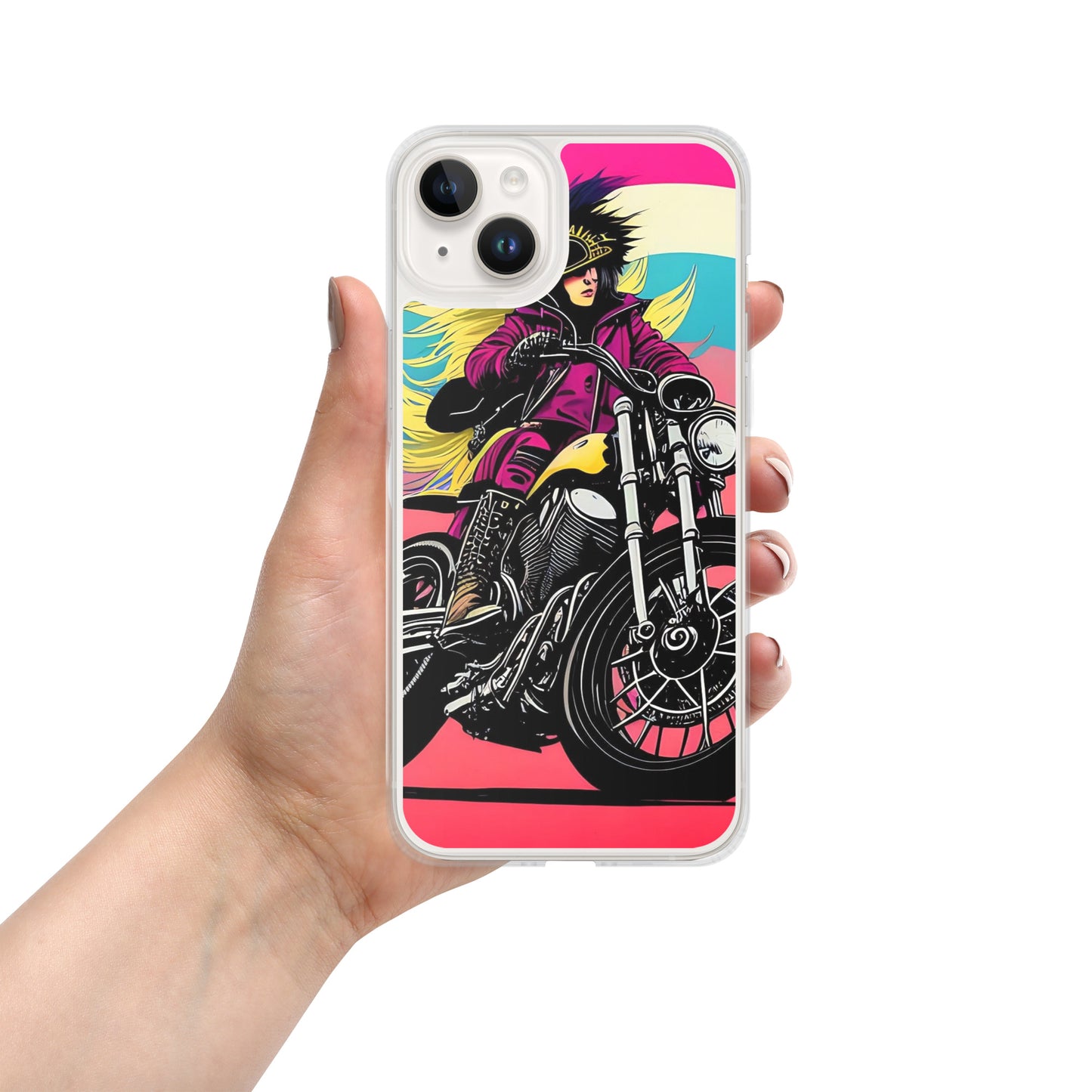 Funda transparente PUNK TRIBU para iPhone®