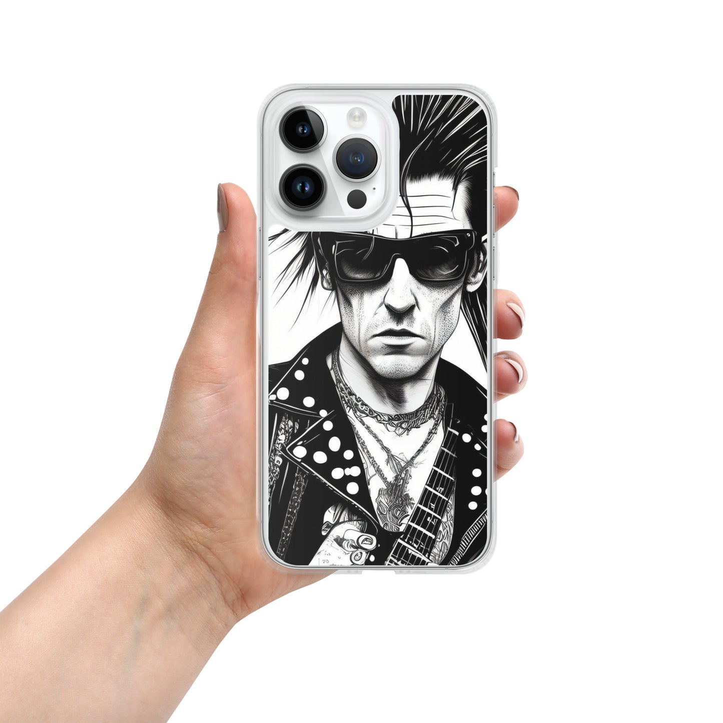 Funda transparent PUNK TRIBU per a iPhone®