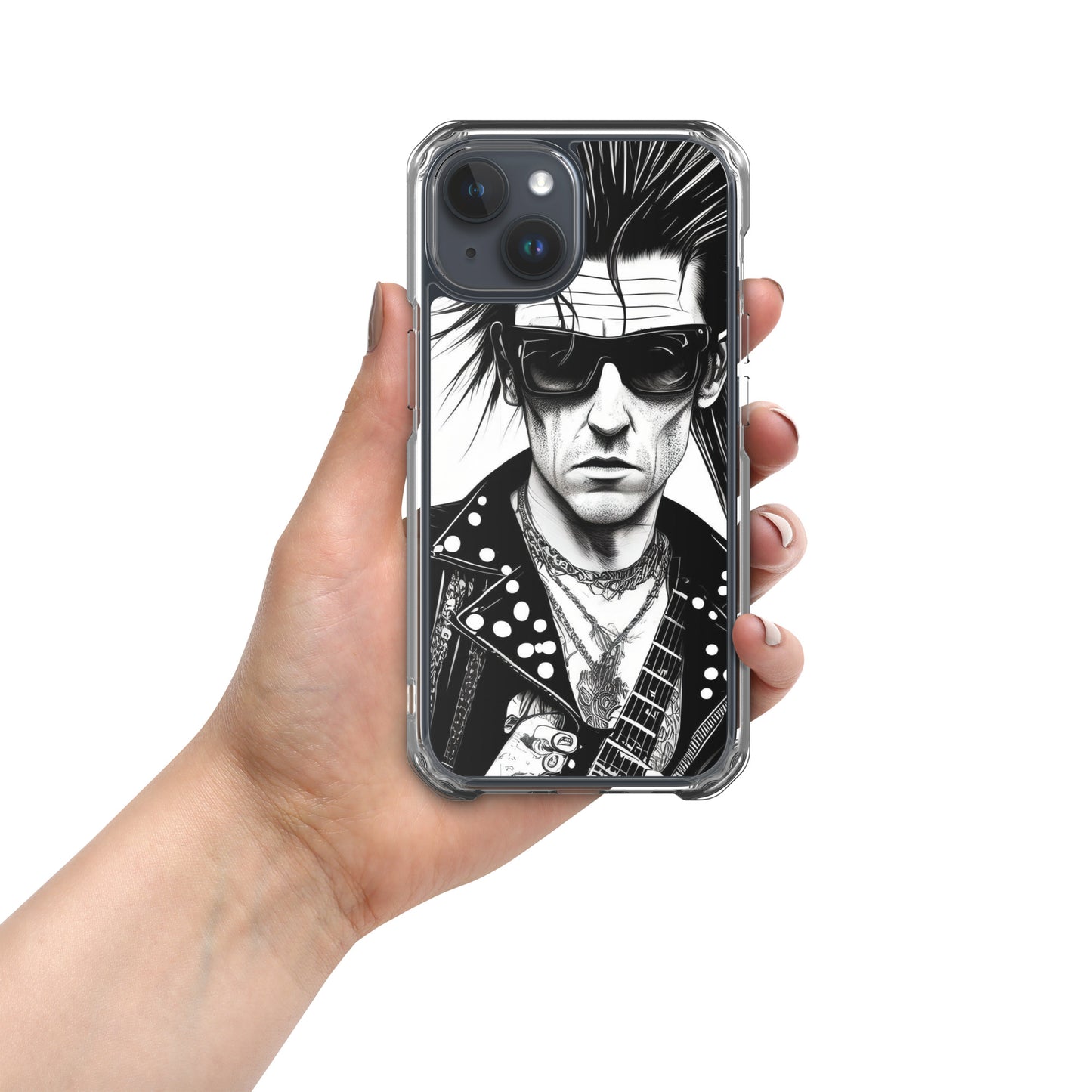 Funda transparente PUNK TRIBU para iPhone®