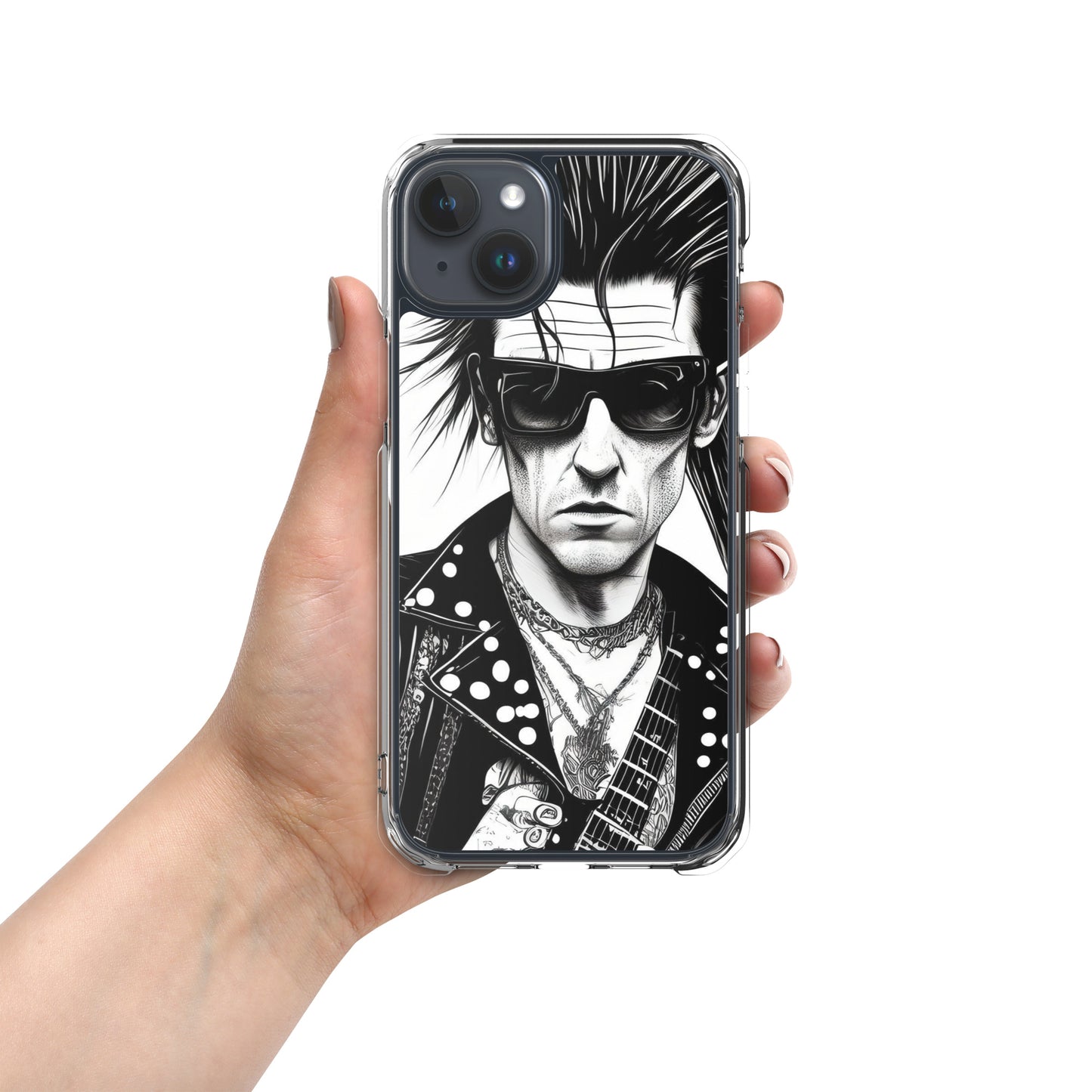 Funda transparente PUNK TRIBU para iPhone®