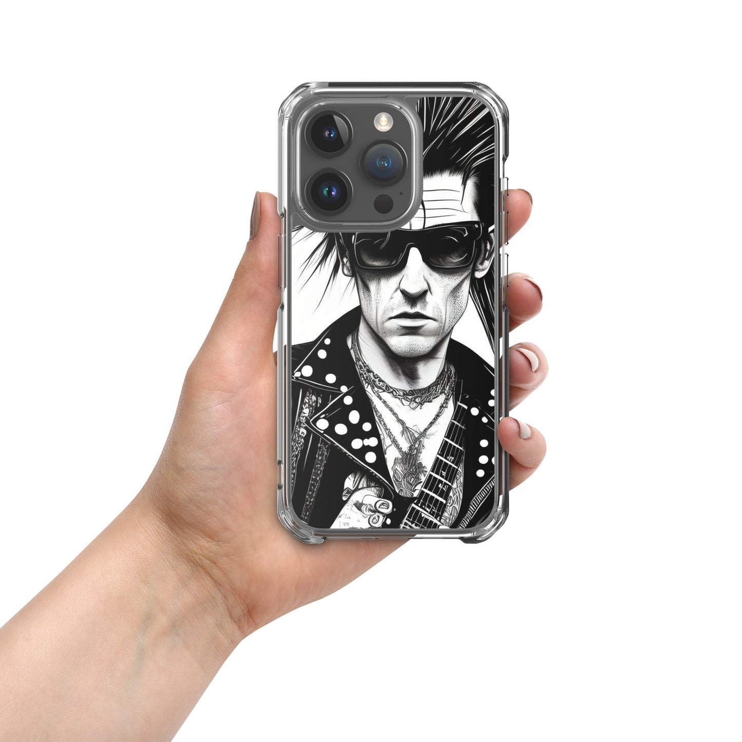 Funda transparente PUNK TRIBU para iPhone®