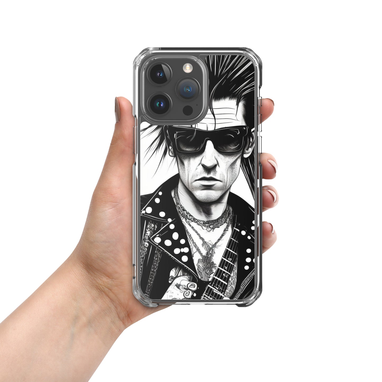 Funda transparent PUNK TRIBU per a iPhone®