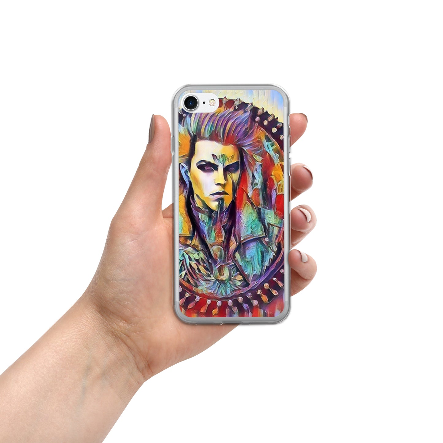 Funda transparent PUNK TRIBU per a iPhone®