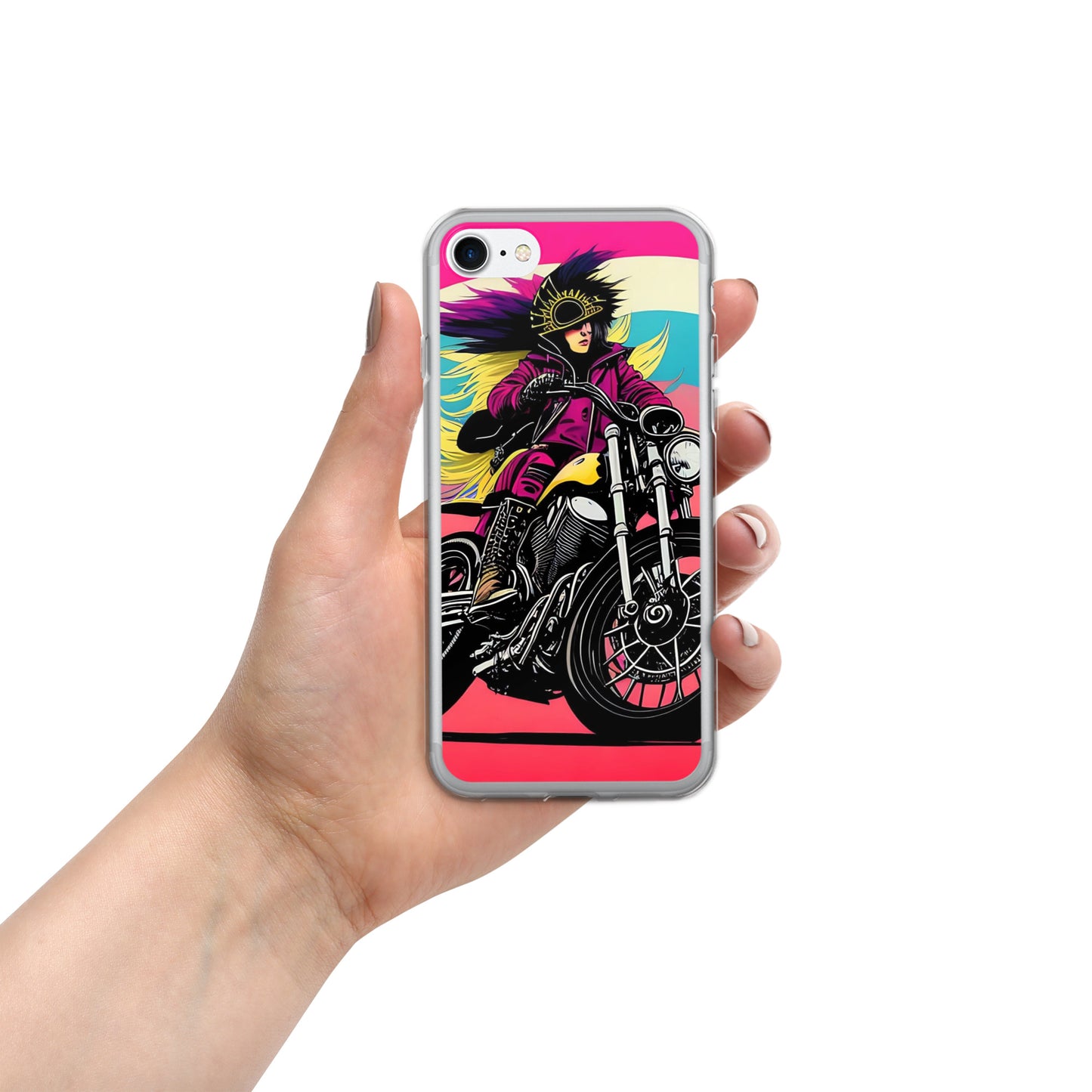 Funda transparente PUNK TRIBU para iPhone®