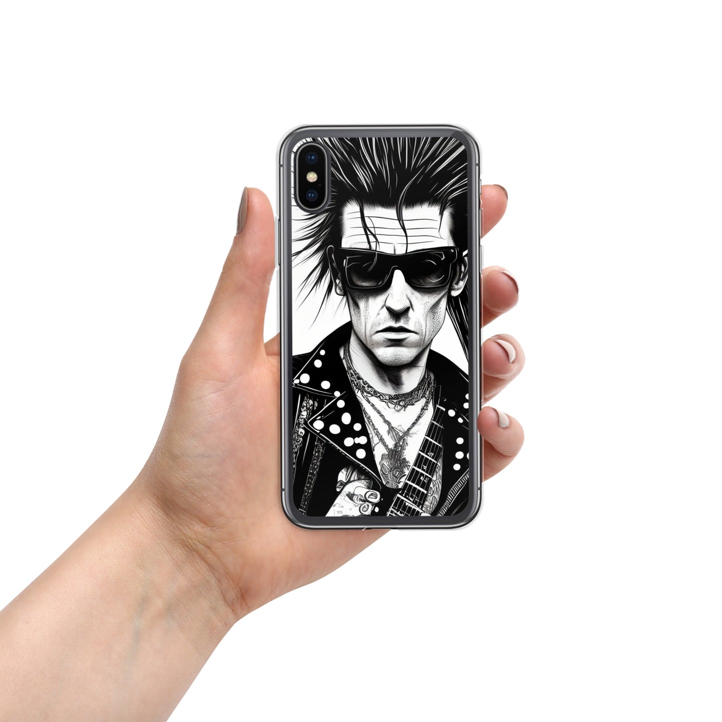 Funda transparente PUNK TRIBU para iPhone®