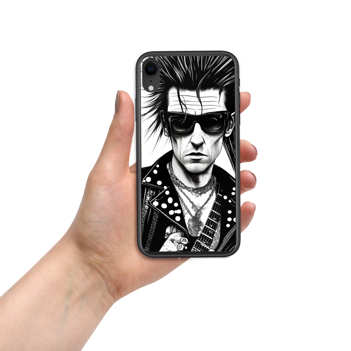 Funda transparente PUNK TRIBU para iPhone®