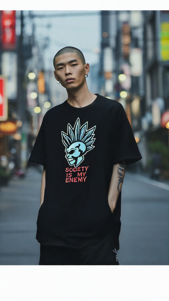 Camiseta clásica unisex Punk Tribu