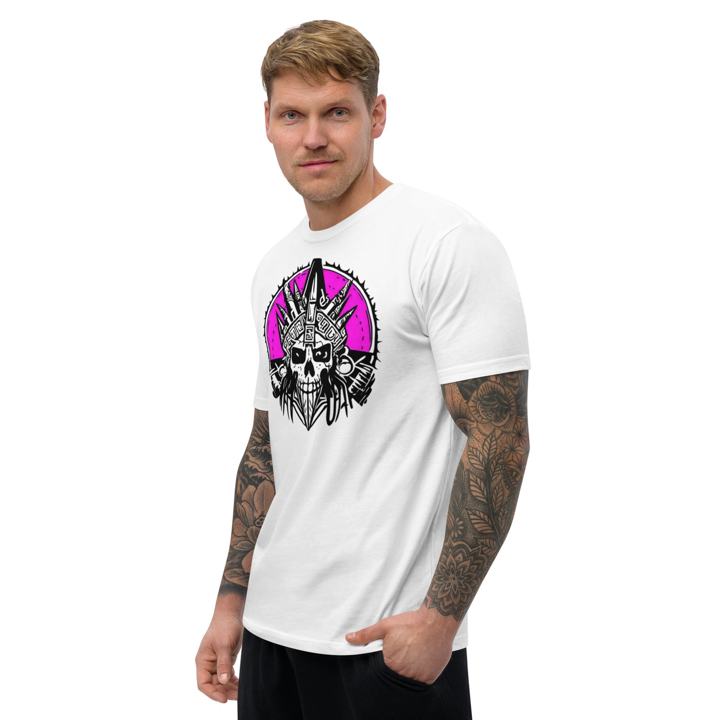 Camiseta de manga corta PUNK TRIBU. ¡Únete a la revolución de la moda artística y descubre un mundo de posibilidades con PUNK TRIBE! Explora nuestra colección de camisetas con estampados artísticos.