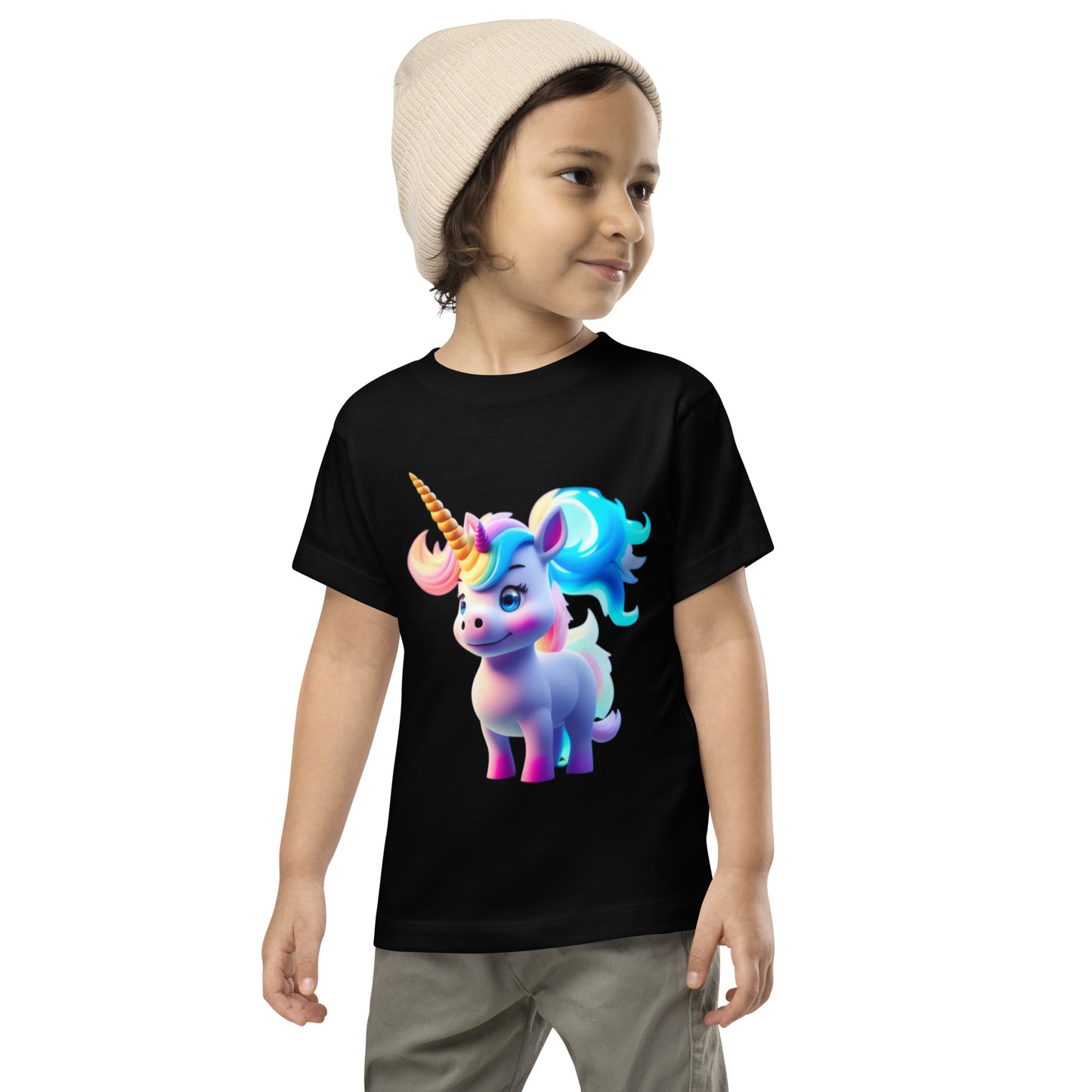 Camiseta de manga corta para niño LUCKY UNICORN