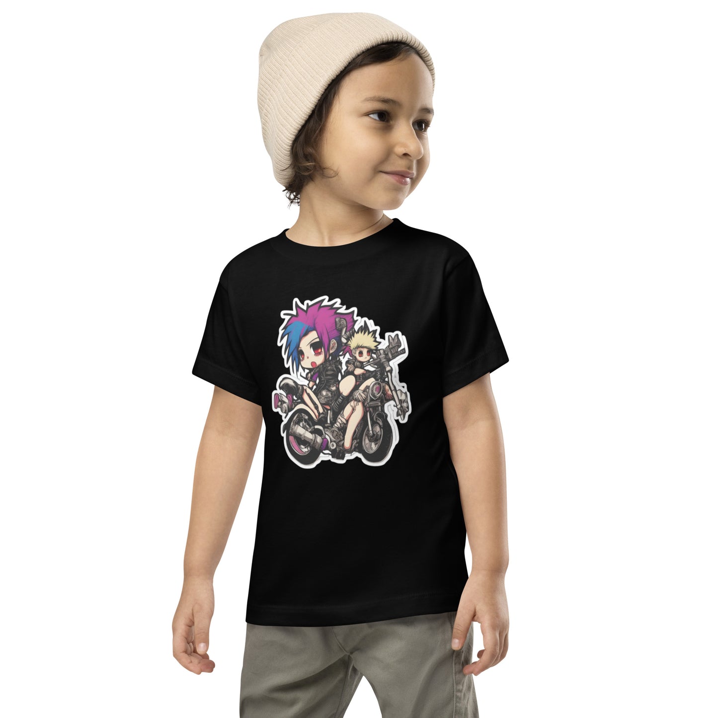 MINI PUNK TRIBU BIKE Camiseta de manga corta para niños pequeños 3