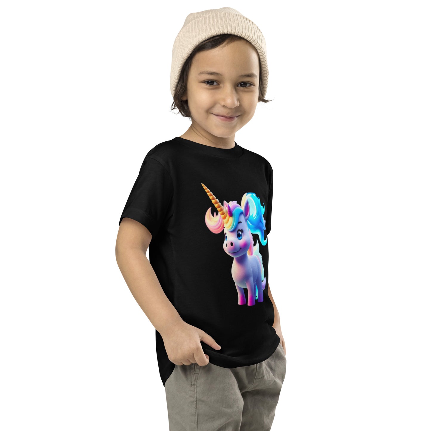 Camiseta de manga corta para niño LUCKY UNICORN