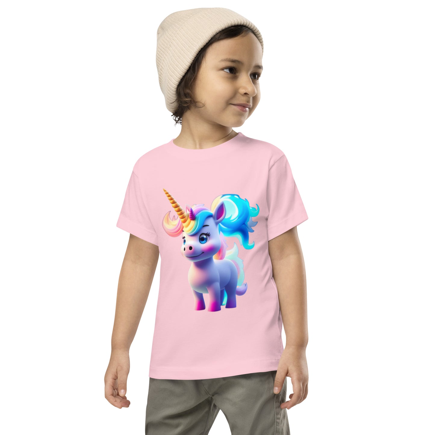 Camiseta de manga corta para niño LUCKY UNICORN