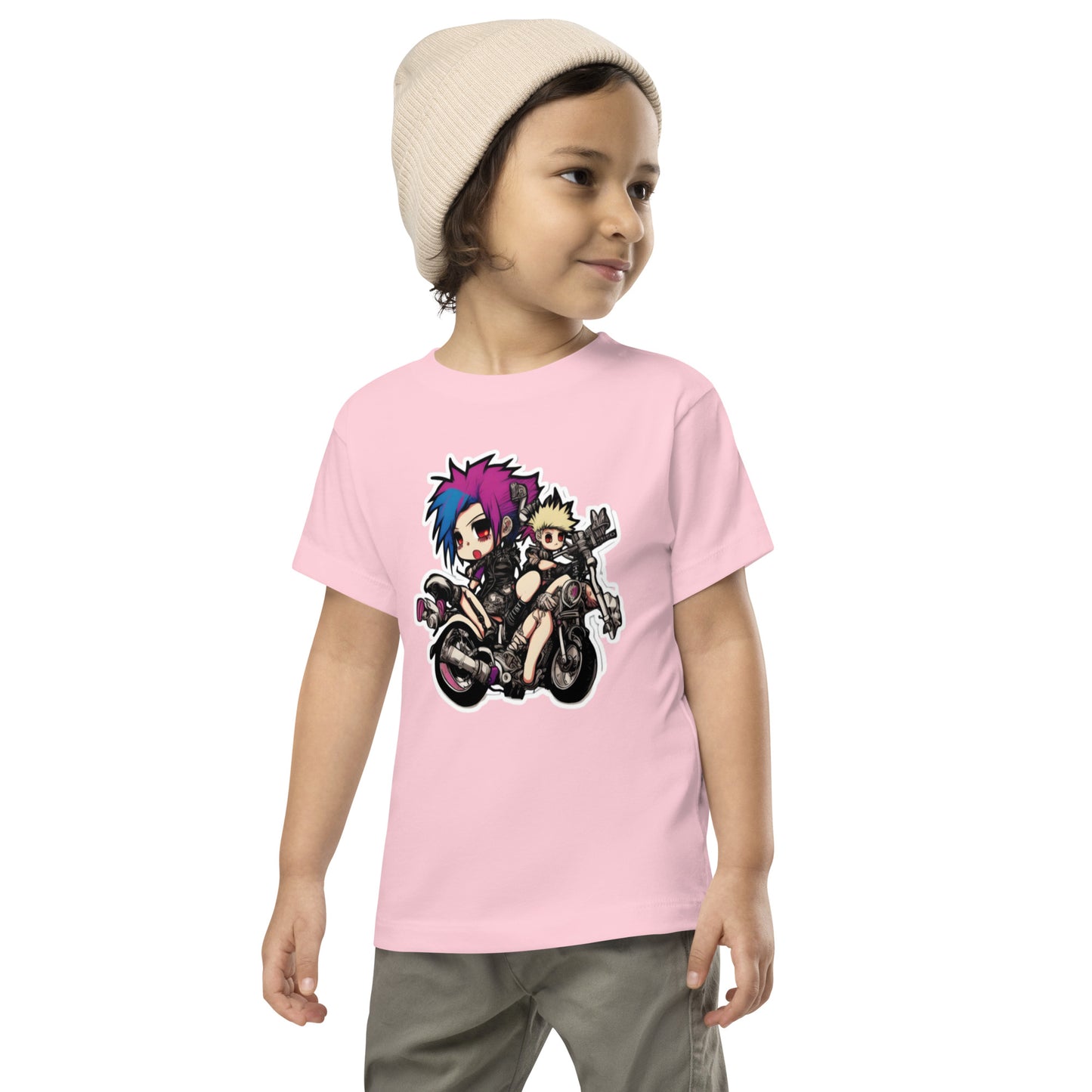 MINI PUNK TRIBU BIKE Camiseta de manga corta para niños pequeños 3