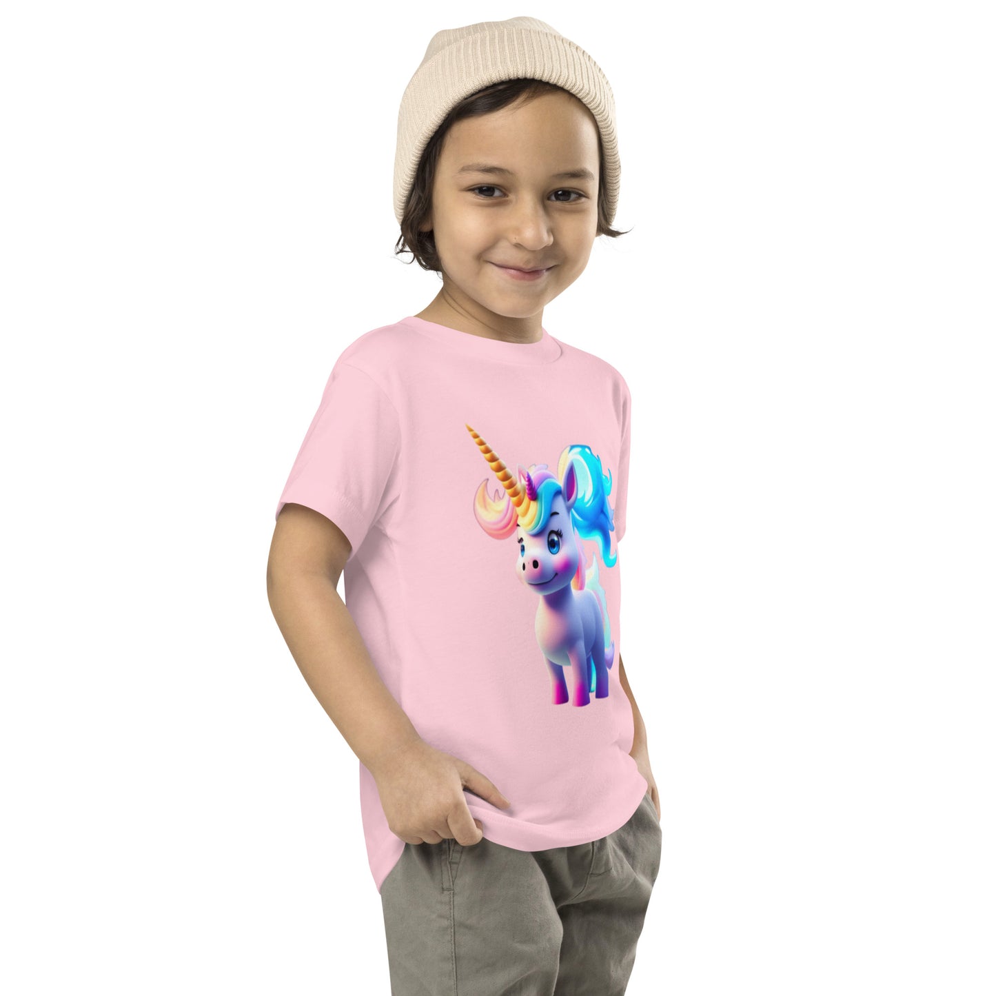 Camiseta de manga corta para niño LUCKY UNICORN