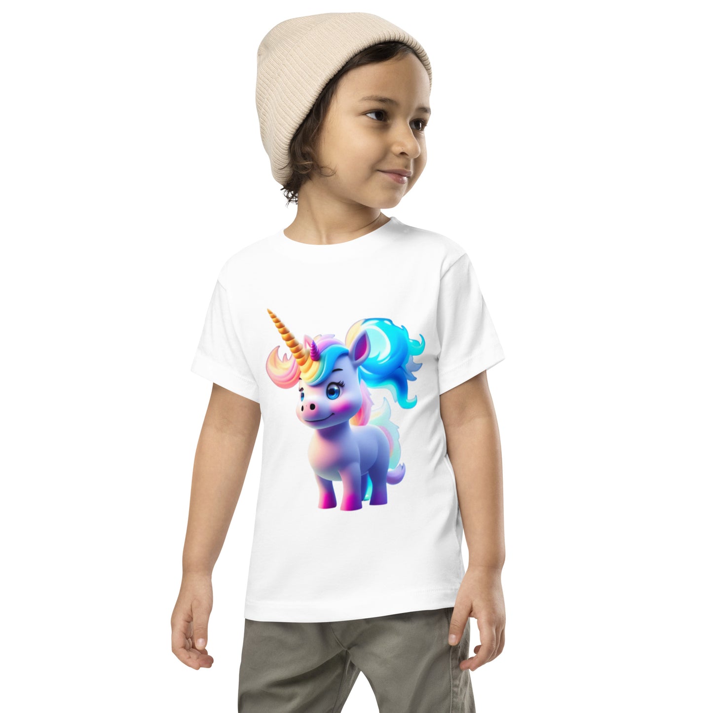 Camiseta de manga corta para niño LUCKY UNICORN