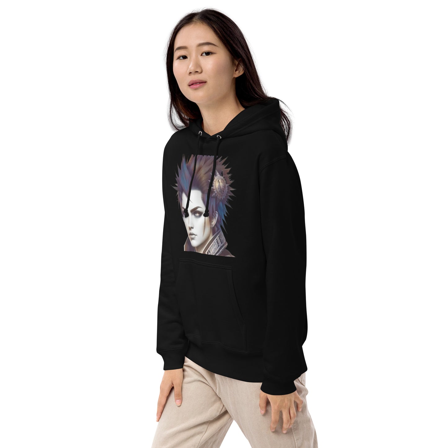 PUNK TRIBU Sudadera con capucha unisex de felpa francesa SOLO PARA *Japón, Hong Kong, Indonesia, Corea del Sur, Malasia, Filipinas, Singapur, Tailandia, Taiwán, Vietnam