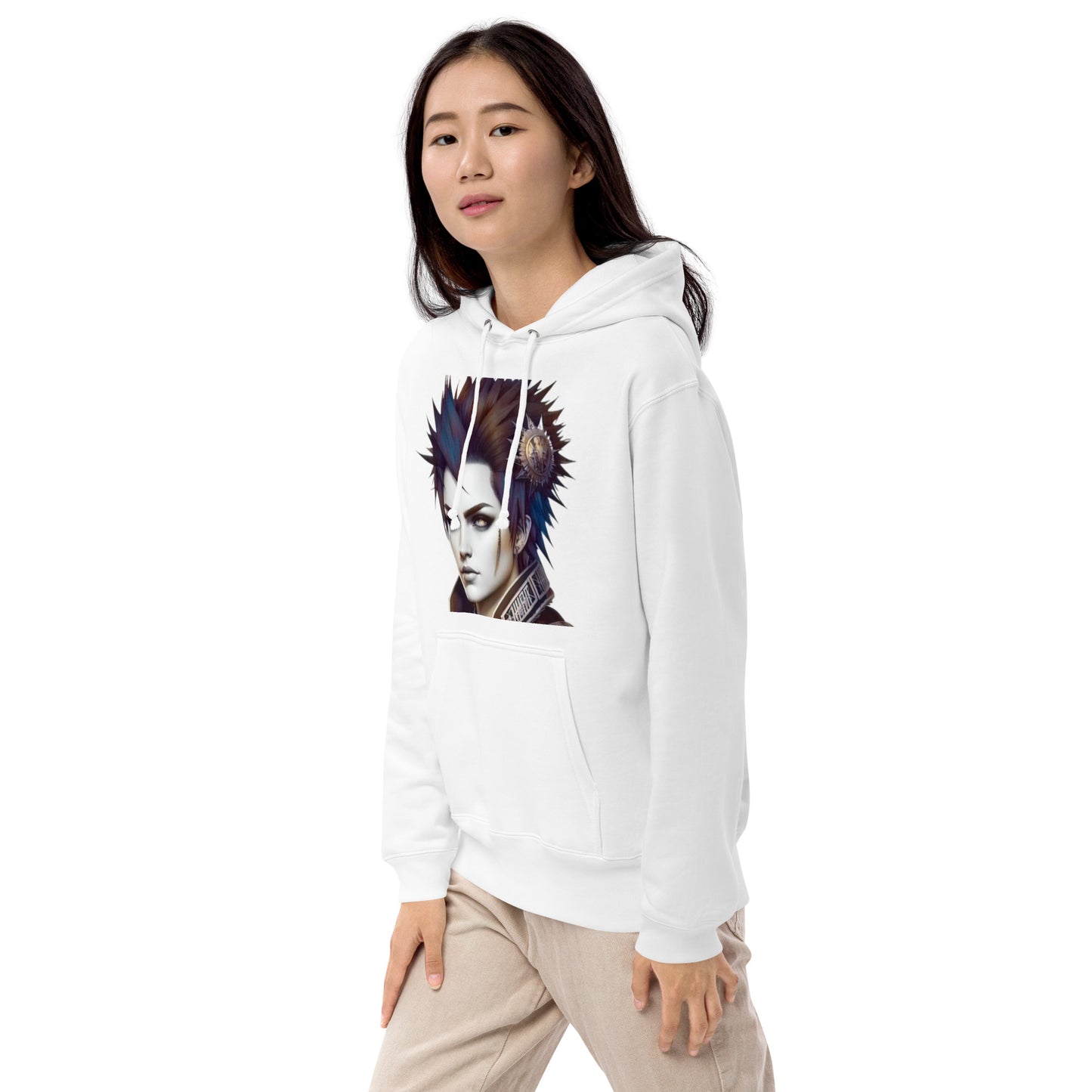 PUNK TRIBU Sudadera con capucha unisex de felpa francesa SOLO PARA *Japón, Hong Kong, Indonesia, Corea del Sur, Malasia, Filipinas, Singapur, Tailandia, Taiwán, Vietnam