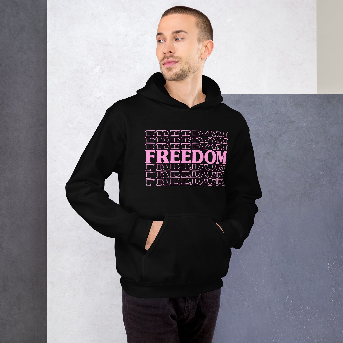 Dessuadora amb caputxa unisex Freedom